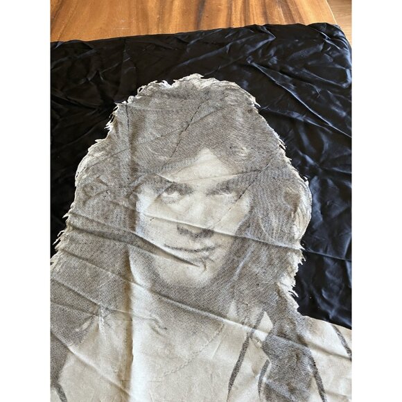 Vintage Black Flag/Banner Silk Wall Tapestry - Eddie Van Halen - Picture 10 of 14